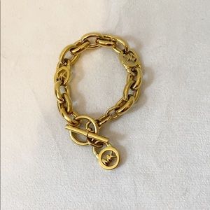 Michael Kors Gold Chain Link Bracelet